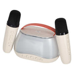 Set karaoke difuzor Bluetooth LED RGB 2 microfoane USB