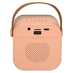 Set karaoke cu difuzor Bluetooth, microfon USB cu LED roz