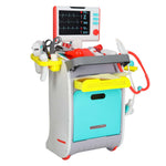 Set mare de doctor stație medicală doctor mic ekg radiografie lumină sunet