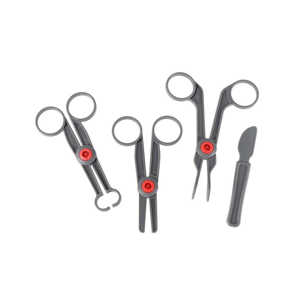 Set mare de doctor stație medicală doctor mic ekg radiografie lumină sunet