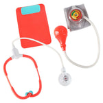 Set mare de doctor stație medicală doctor mic ekg radiografie lumină sunet