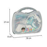 Set de doctor într-o valiză, doctoriț mic, accesorii, sunet, lumină