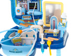 Set de medic cu accesorii într-o cutie cu 34 de piese + masă