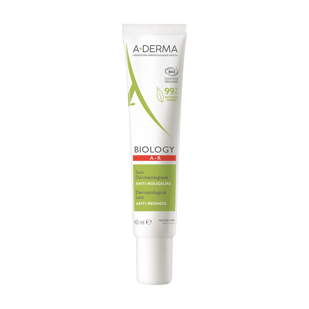 A-Derma, Biology, Anti-roșeață, Cremă pentru tratament local, Pentru față, 40 ml