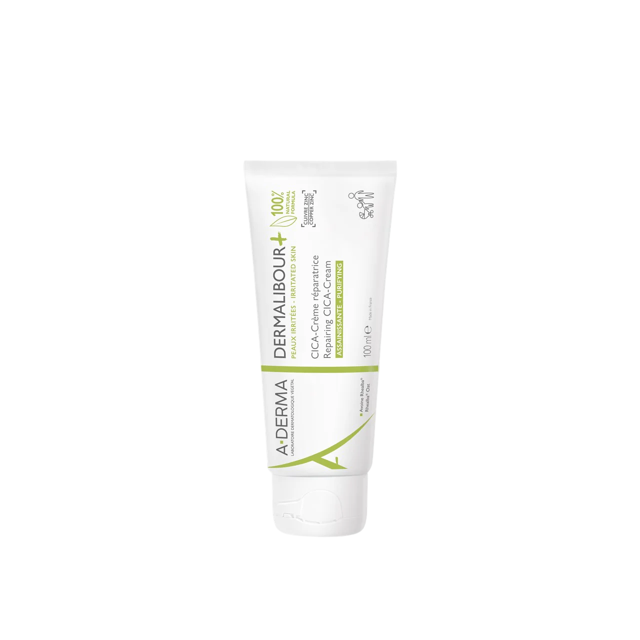 A-Derma, Dermalibour+Cica, Reparator, Cremă pentru tratament local, Irritated Skin, 50 ml