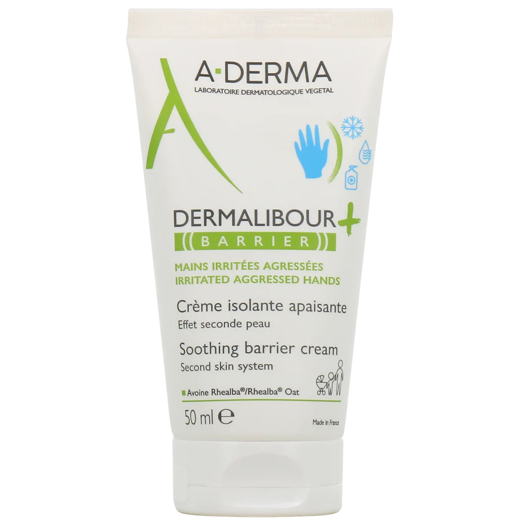 A-Derma, Dermalibour+Barrier, Protecția barierei pielii, Smântână, 50 ml