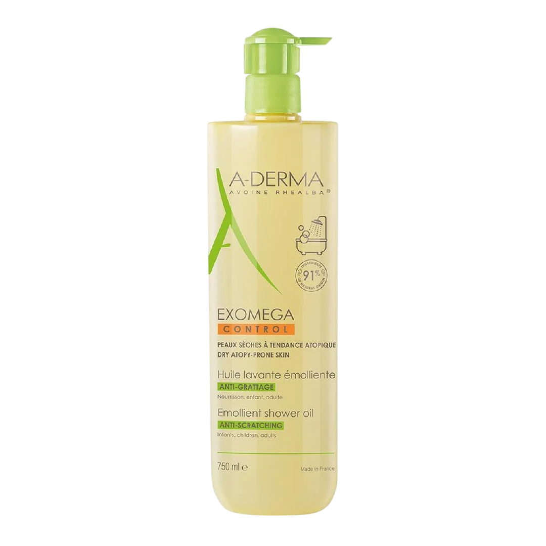 A-Derma, Exomega Control, Emolient, Ulei de duș, Pentru pielea foarte uscată până la cea atopică sensibilă, 200 ml