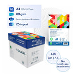 Hartie Copiator A4 Mutual Trust Cardboard, Flippy, 80 g/mp, 25 topuri x 100 coli/top (2500 coli), 210 x 297 mm, Hartie