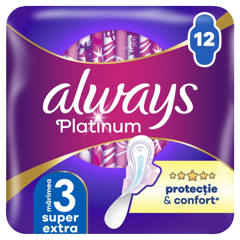 Absorbante, Always, 12 buc Platinum Ultra Night