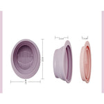 Accesoriu din silicon pentru curatarea accesoriilor makeup, pensule, buretei, 14.5 x 11,5 cm, 2 moduri de utilizare,