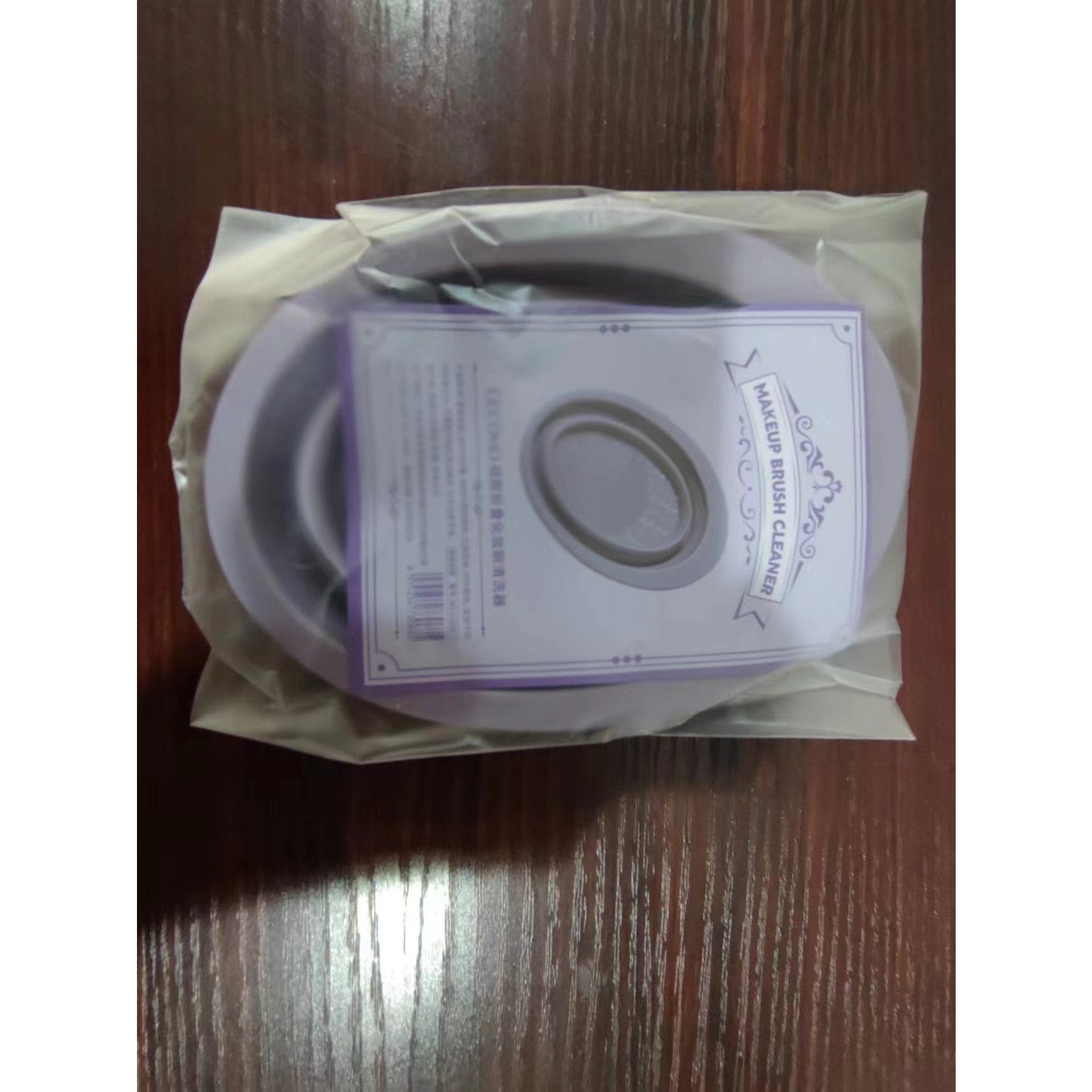 Accesoriu din silicon pentru curatarea accesoriilor makeup, pensule, buretei, 14.5 x 11,5 cm, 2 moduri de utilizare,