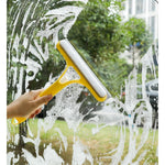 Racleta de Curatare 3 in 1, Flippy, Multifunctional, Pentru Casa si Masina, Pulverizator de Spray, Racleta din Silicon