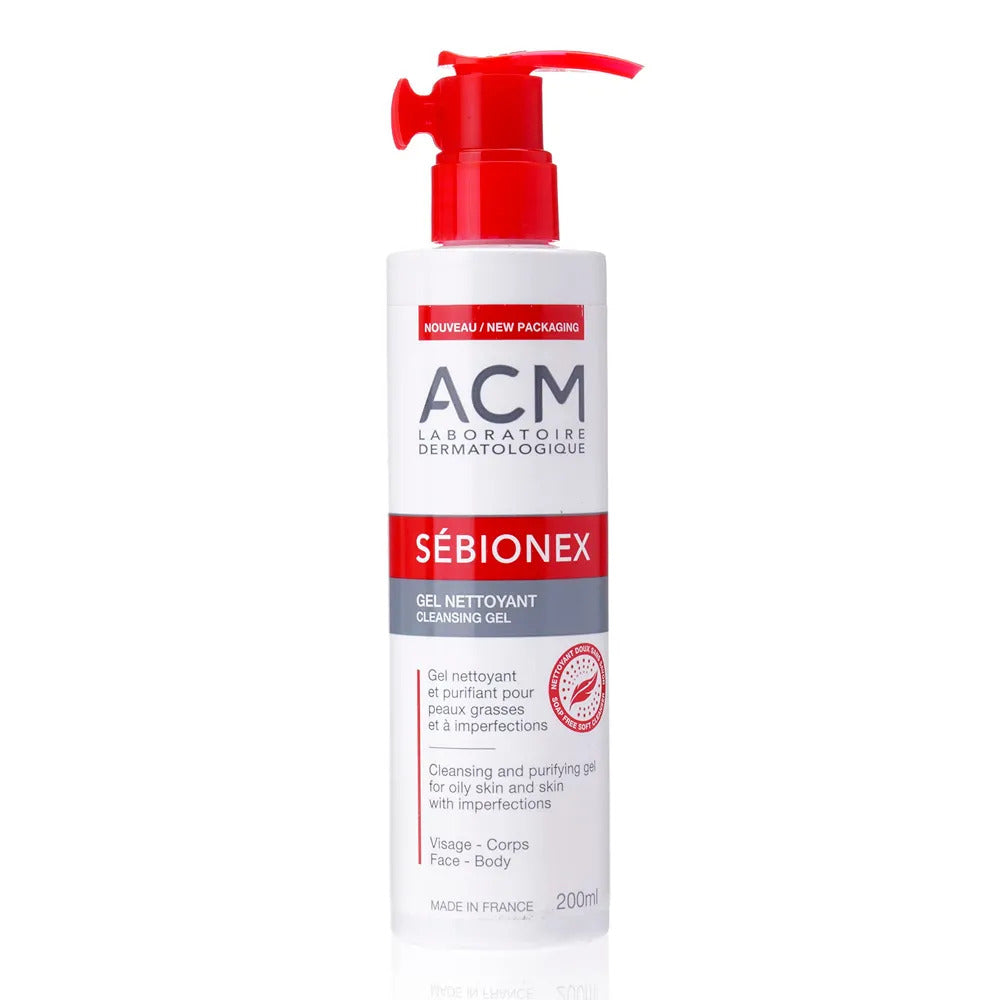 Laboratoire ACM, Sebionex, Purificare, Gel de curățare, Pentru față, 200 ml - Olmarkt