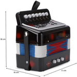 Acordeon Pentru Copii, Flippy, Acordeon Jucarie pentru Educatie Timpurie, 7 butoane 2 bass, Acordeon Instrument Muzical