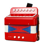 Acordeon Pentru Copii, Flippy, Acordeon Jucarie pentru Educatie Timpurie, 7 butoane 2 bass, Acordeon Instrument Muzical