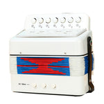 Acordeon Pentru Copii, Flippy, Acordeon Jucarie pentru Educatie Timpurie, 7 butoane 2 bass, Acordeon Instrument Muzical