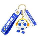 Breloc Chei, Flippy, Model Minge de Fotbal cu Casti, Mesaj Te aștept pe terenul de fotbal, Cupa Mondiala, Accesoriu