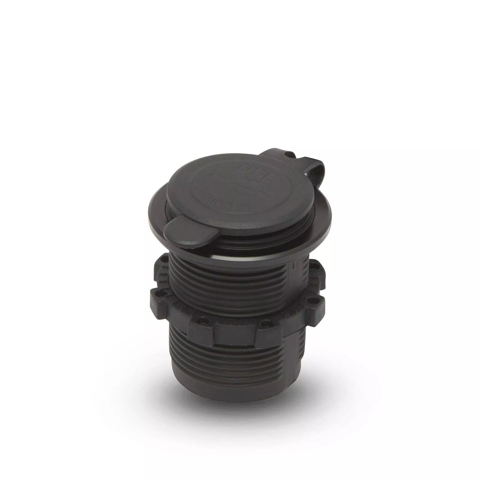 Adaptor auto cu lumina rosie USB 3.1A instalabil in locas bricheta 12–24V M'N'C