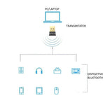 Adaptor Bluetooth, Flippy, 5.0, Wireless, pentru PC/Laptop, Interfata USB, 20 mbps, Negru