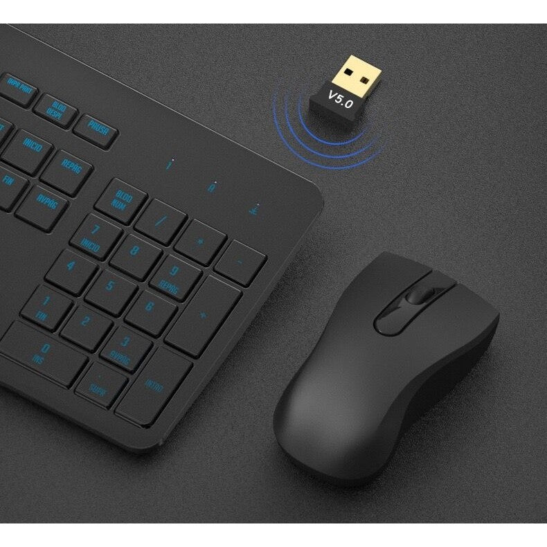 Adaptor Bluetooth, Flippy, 5.0, Wireless, pentru PC/Laptop, Interfata USB, 20 mbps, Negru