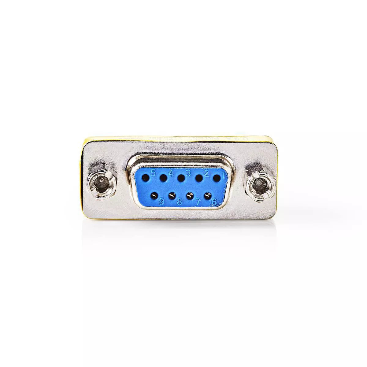Adaptor D-SUB serial RS232 9 pini mama - 9 pini mama metal Nedis