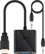 Adaptor HDMI tata/VGA mama +audio 3.5 mm Goobay
