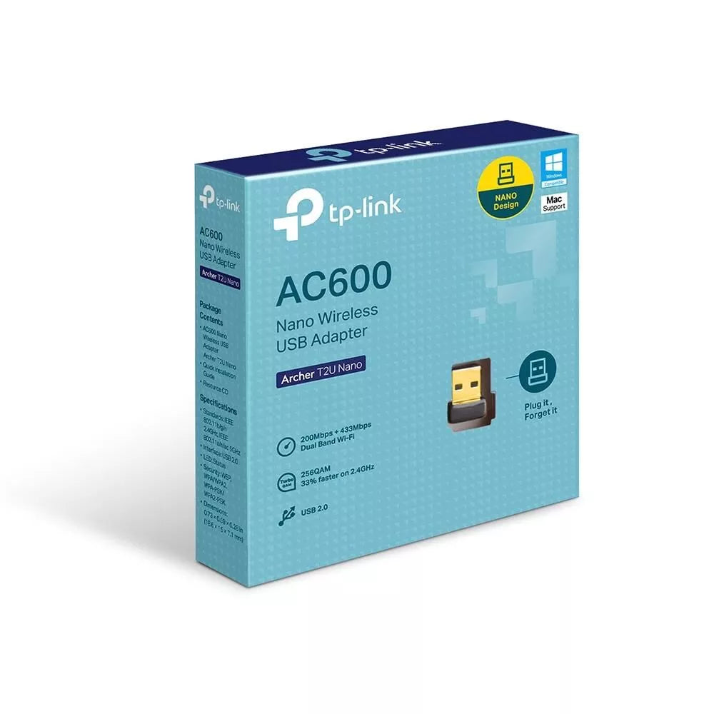 Adaptor USB Wireless TP-LINK Archer T2U Nano AC600