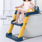 Reductor si Scaunel Inaltator WC, Flippy, pentru Copii 1 - 7 Ani, 2 Trepte Reglabile, Pliabil, Colac Moale, cu Spatar