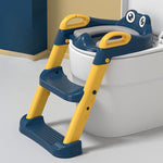 Reductor si Scaunel Inaltator WC, Flippy, pentru Copii 1 - 7 Ani, 2 Trepte Reglabile, Pliabil, Colac Moale, cu Spatar