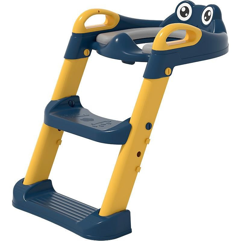 Reductor si Scaunel Inaltator WC, Flippy, pentru Copii 1 - 7 Ani, 2 Trepte Reglabile, Pliabil, Colac Moale, cu Spatar