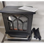 Semineu Electric, Flippy, cu Efect Flacara, 1500/1200W, Incalzire PTC, 220 V, din Plastic Ignifug, 38 x 23 x 45 cm,
