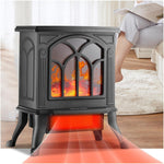 Semineu Electric, Flippy, cu Efect Flacara, 1500/1200W, Incalzire PTC, 220 V, din Plastic Ignifug, 38 x 23 x 45 cm,