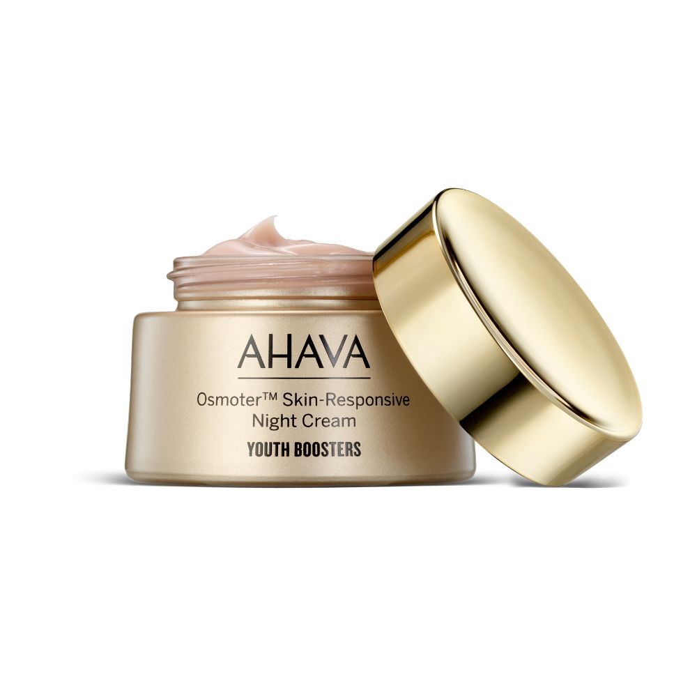 Ahava, Osmoter Skin - Responsive, Întărire, Noapte, Smântână, Pentru față, 50 ml