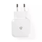 Alimentator 110-240V - USB x2 iesiri 4.2A alb NEDIS