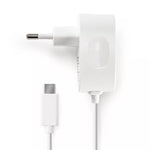 Alimentator retea - USB Type C 3A cablu fix alb NEDIS