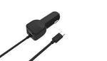 Alimentator USB bricheta auto cu cablu USB C 2 iesiri 2.4A negru Well