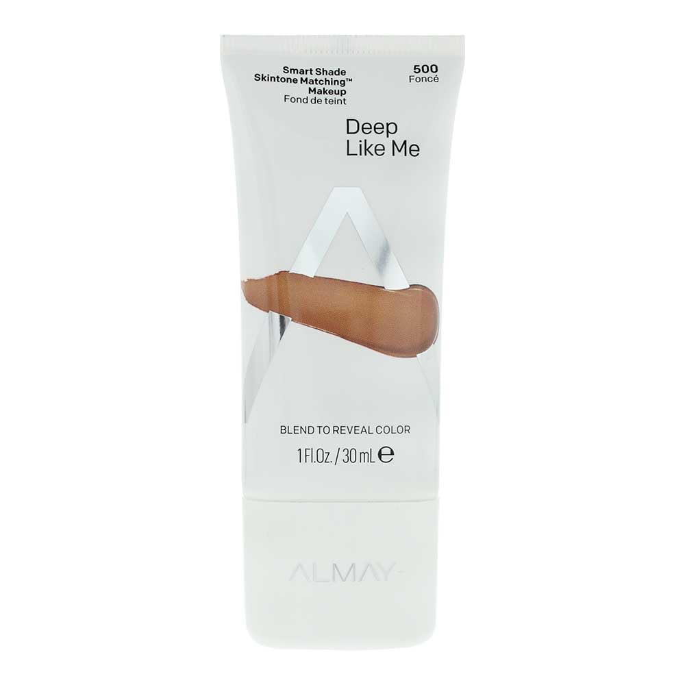 Almay, Smart Shade, Tone-matching, Fond de ten lichid, 500, Deep Like Me, 20 SPF, 30 ml