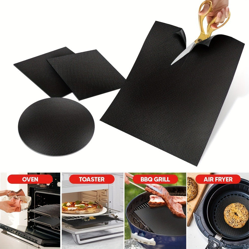 Set 4 Folii Antiaderente din Teflon, Flippy, Multifunctionale, Rezistente la Apa si Temperaturi Ridicate, pentru