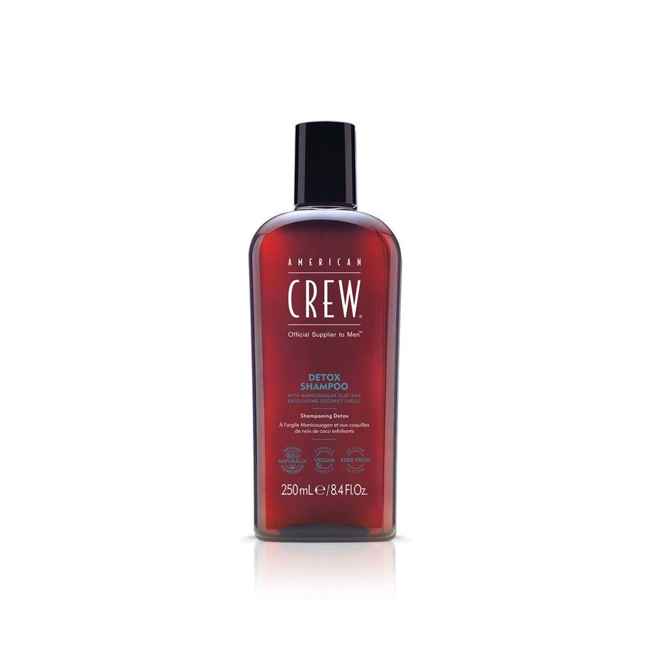American Crew, Detox, Vegan, Șampon pentru păr, Pentru reglarea sebumului excesiv, 250 ml - Olmarkt