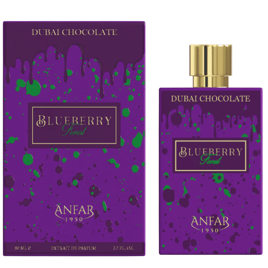 Anfar, Dubai Chocolate - Blueberry Forest, Extract de parfum, Unisex, 80 ml