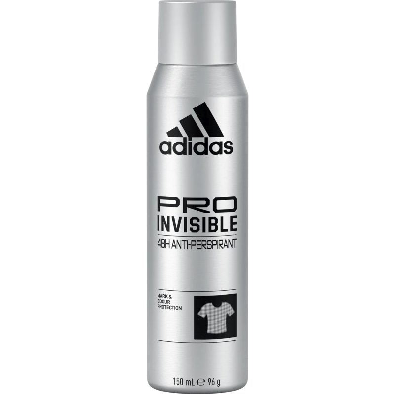Antiperspirant Deodorant, Adidas, 150 ml Men Pro Invisible