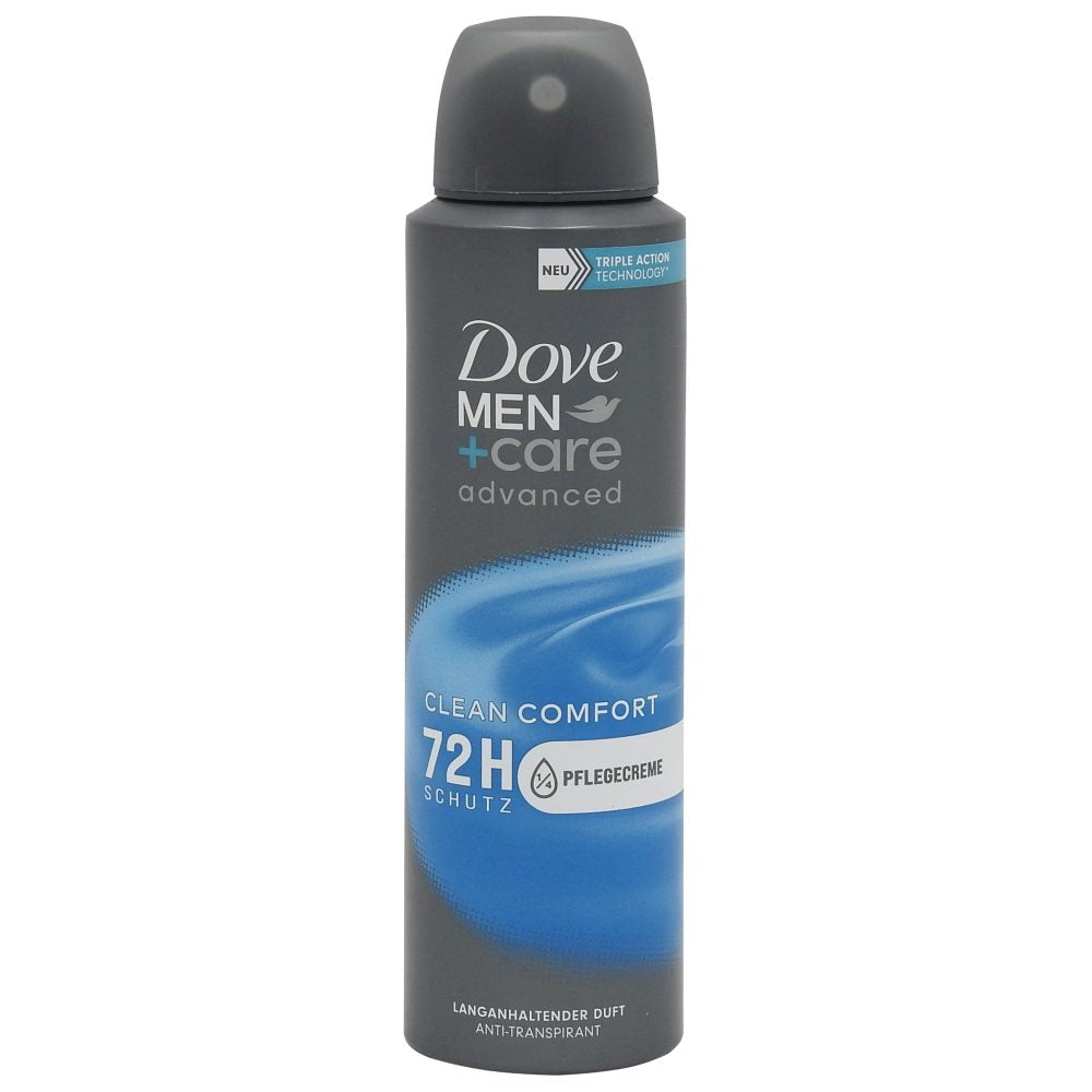 Antiperspirant Deodorant, Dove, 150 ml Men Advanced Care Clean Comfort