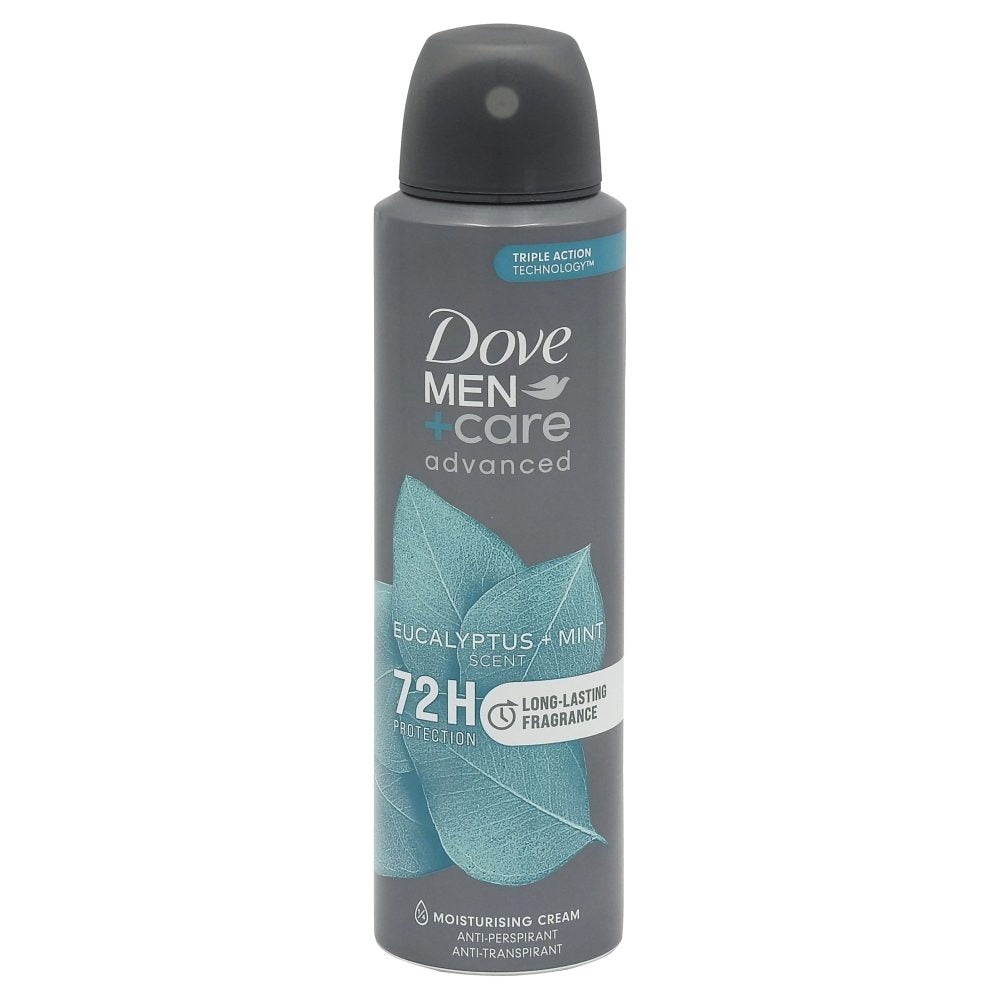 Antiperspirant Deodorant, Dove, 150 ml Men Advanced Care Eucalyptus, Mint
