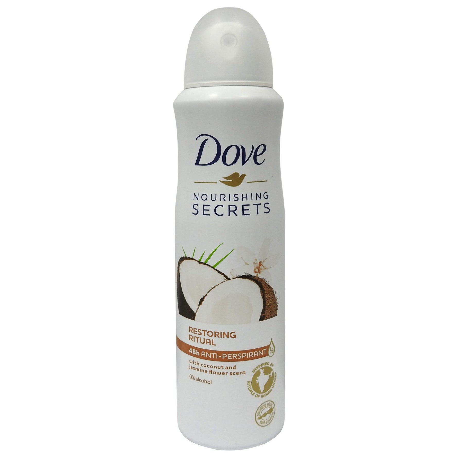 Antiperspirant Deodorant, Dove, 150 ml Restoring Ritual Coconut Jasmine