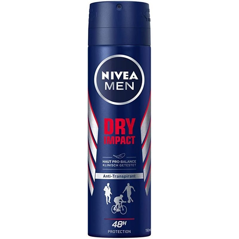 Antiperspirant Deodorant, Nivea, 150 ml Men Dry Impact