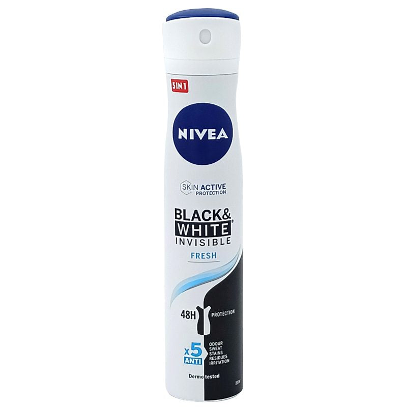 Antiperspirant Deodorant, Nivea, 200 ml Invisible Bw Fresh