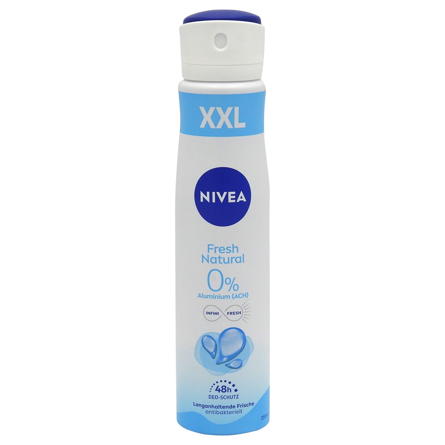 Antiperspirant Deodorant, Nivea, 250 ml Fresh Natural