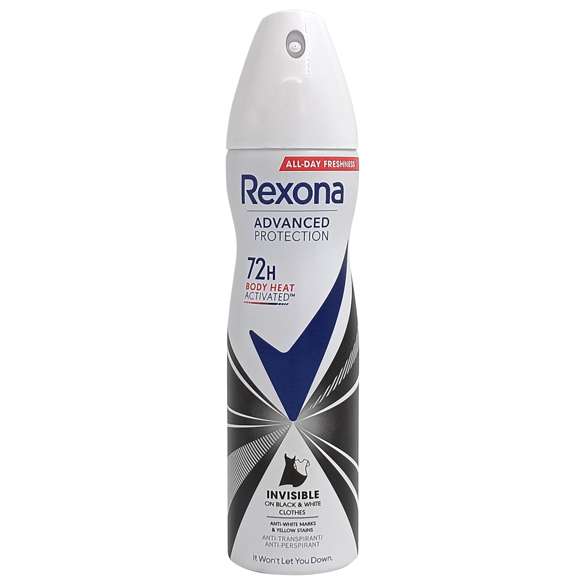 Antiperspirant Deodorant, Rexona, 150 ml Advanced Protection Invisible Bw