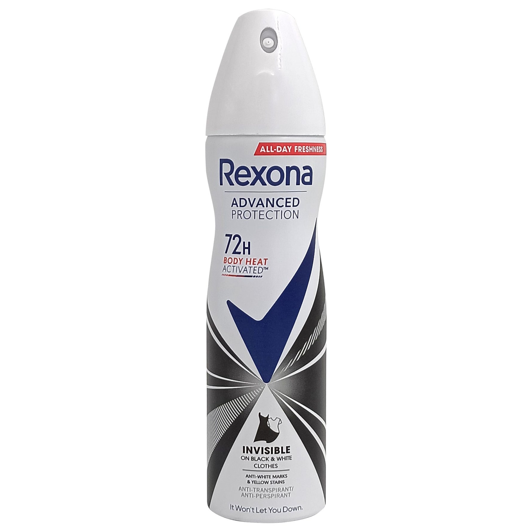 Antiperspirant Deodorant, Rexona, 150 ml Advanced Protection Invisible Bw