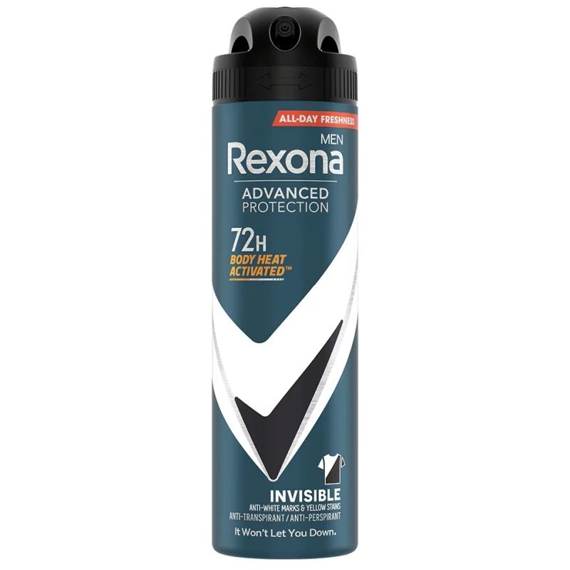 Antiperspirant Deodorant, Rexona, 150 ml Men Advanced Protection Invisible